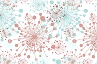 Dandelions white mint blush tapete