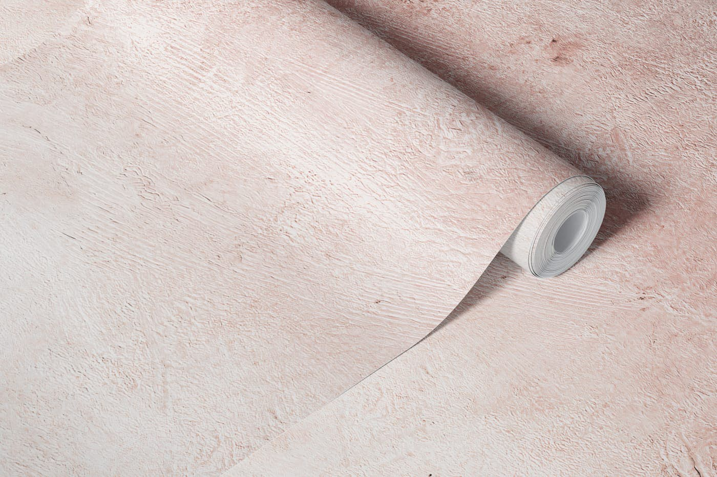 Concrete Rose Blush terracotta wallpaper roll