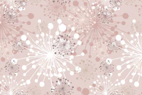 Dandelions mauve blush pink papel pintado