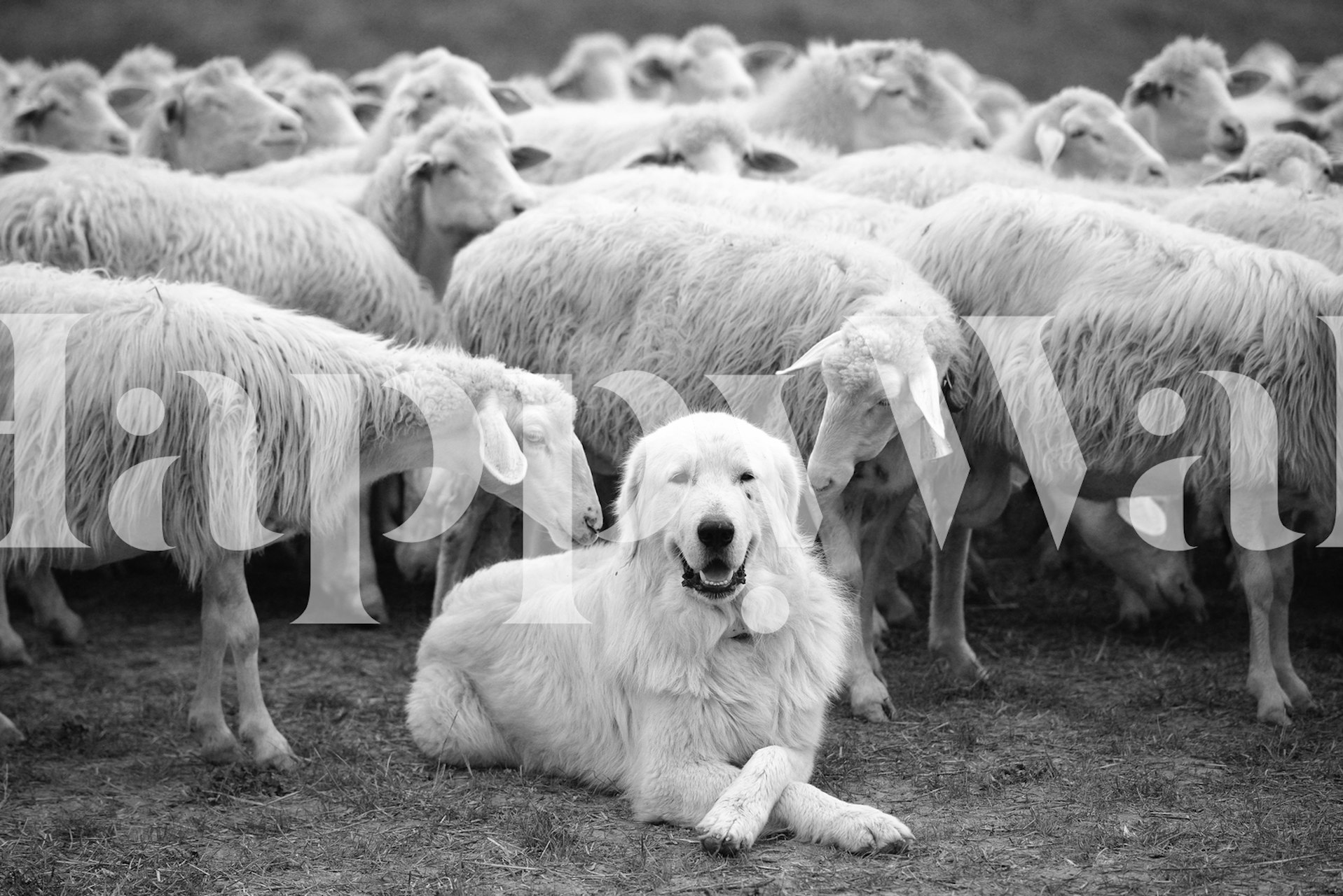 Η ταπετσαρία The Boss εμφανίζεται σε ένα δωμάτιο