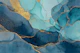 Blue Mermaid Ocean Marble