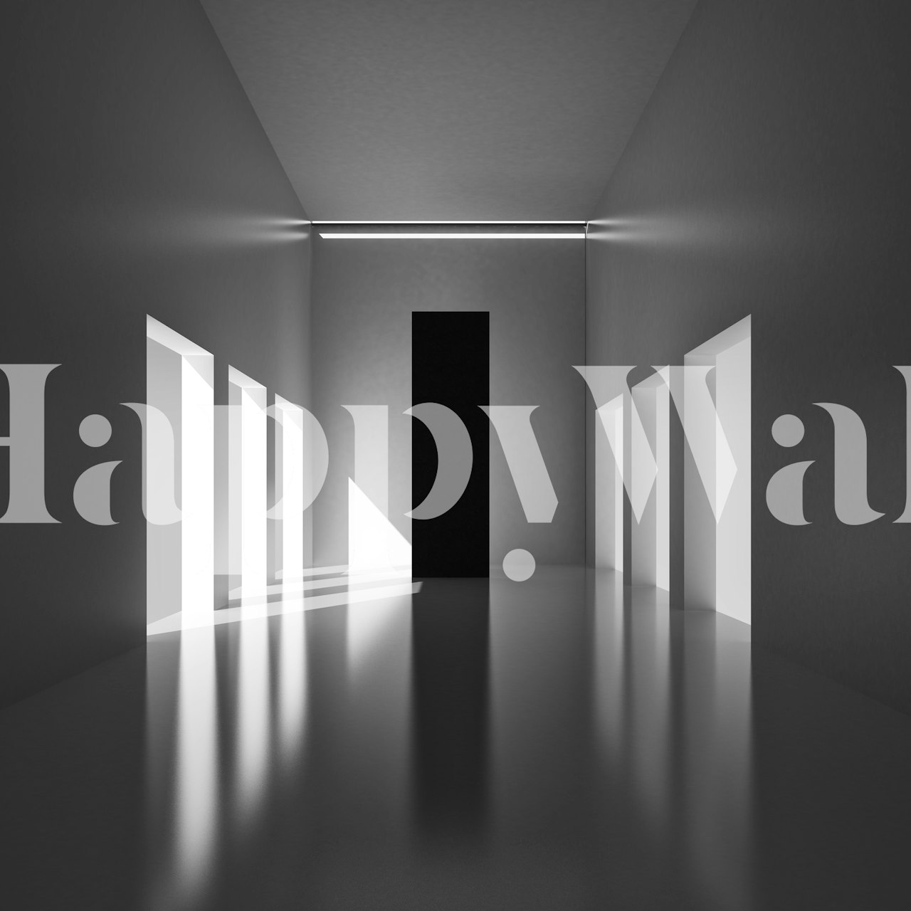 Ταπετσαρία Light and Dimension σε σύγχρονο δωμάτιο