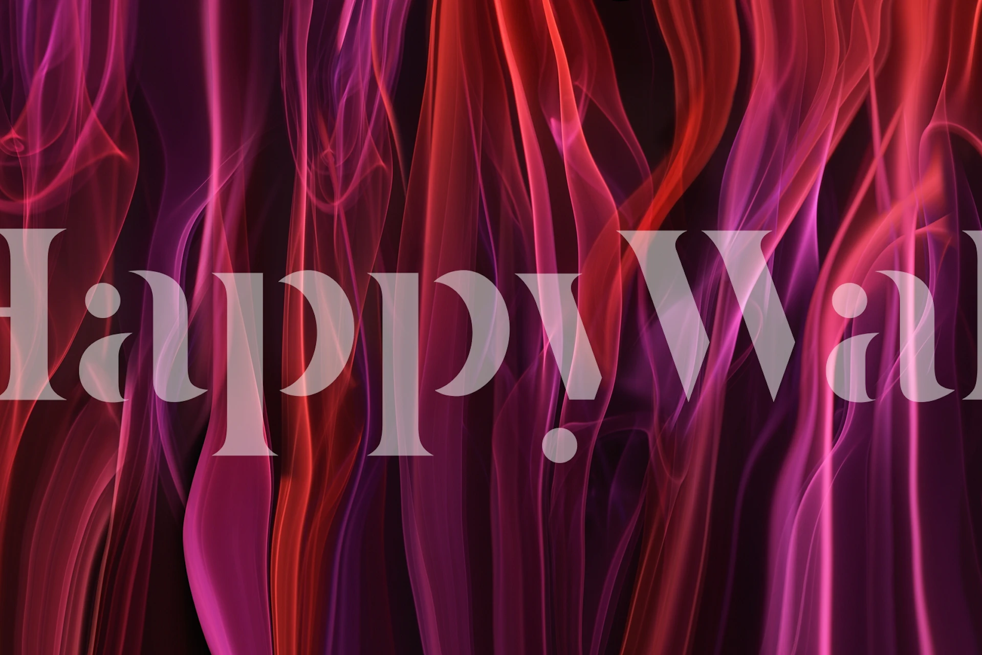 Abstract flowing red and purple patterns wallpaper