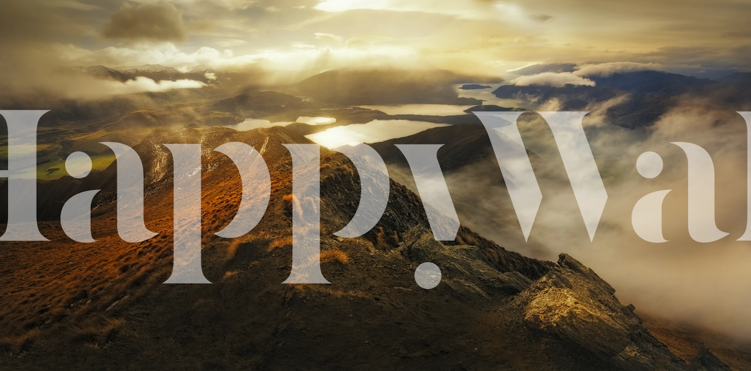 Roys Peak wallpaper in a stylish room