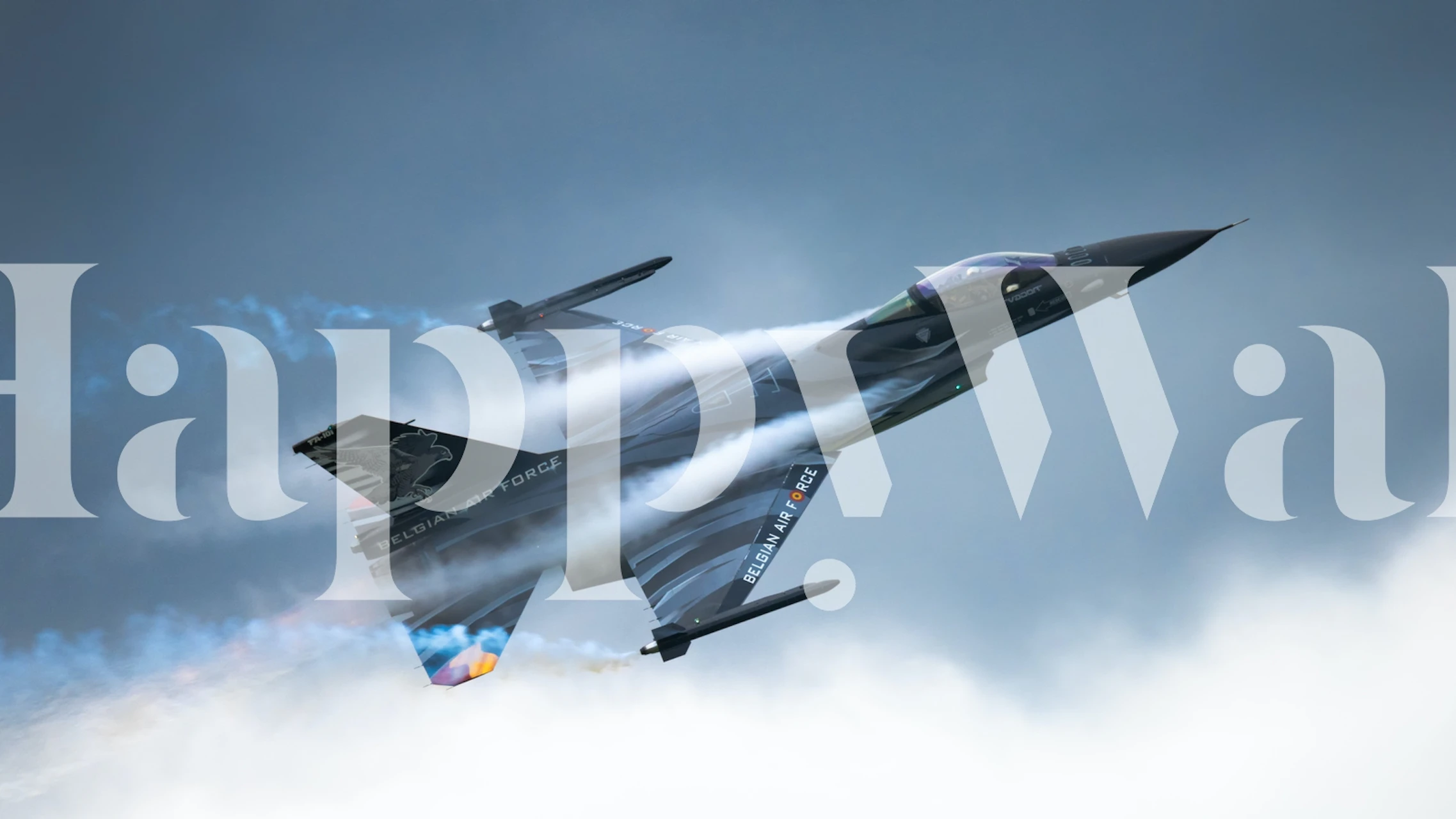 Dynamic aircraft design in black and grey tones wallpaper