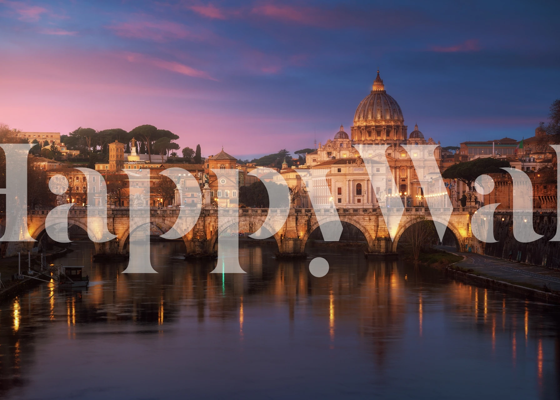 Roma 1 tapet som viser en vakker utsikt