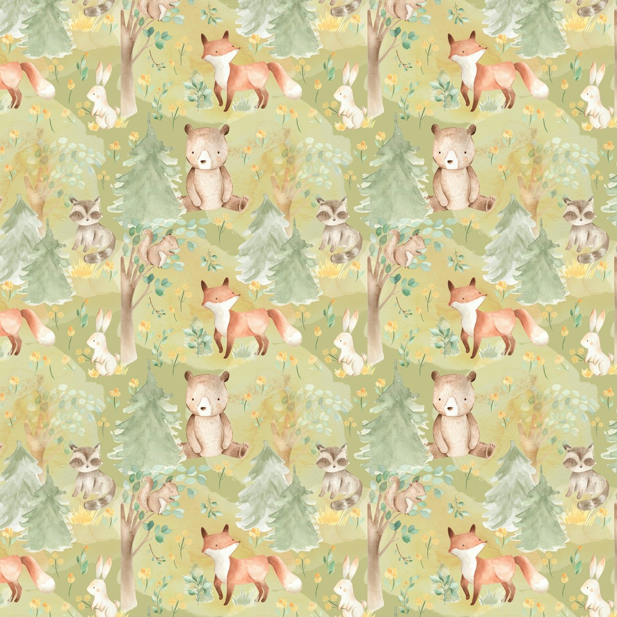 Cute Forest wallpaper - Happywall