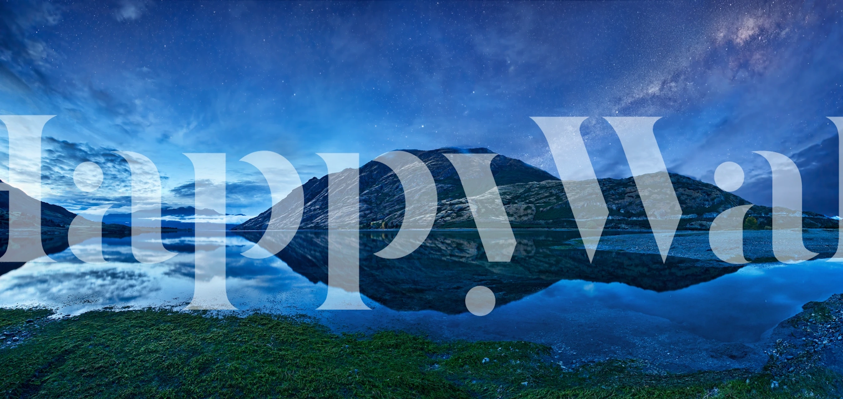 Lake Hawea wallpaper in a room