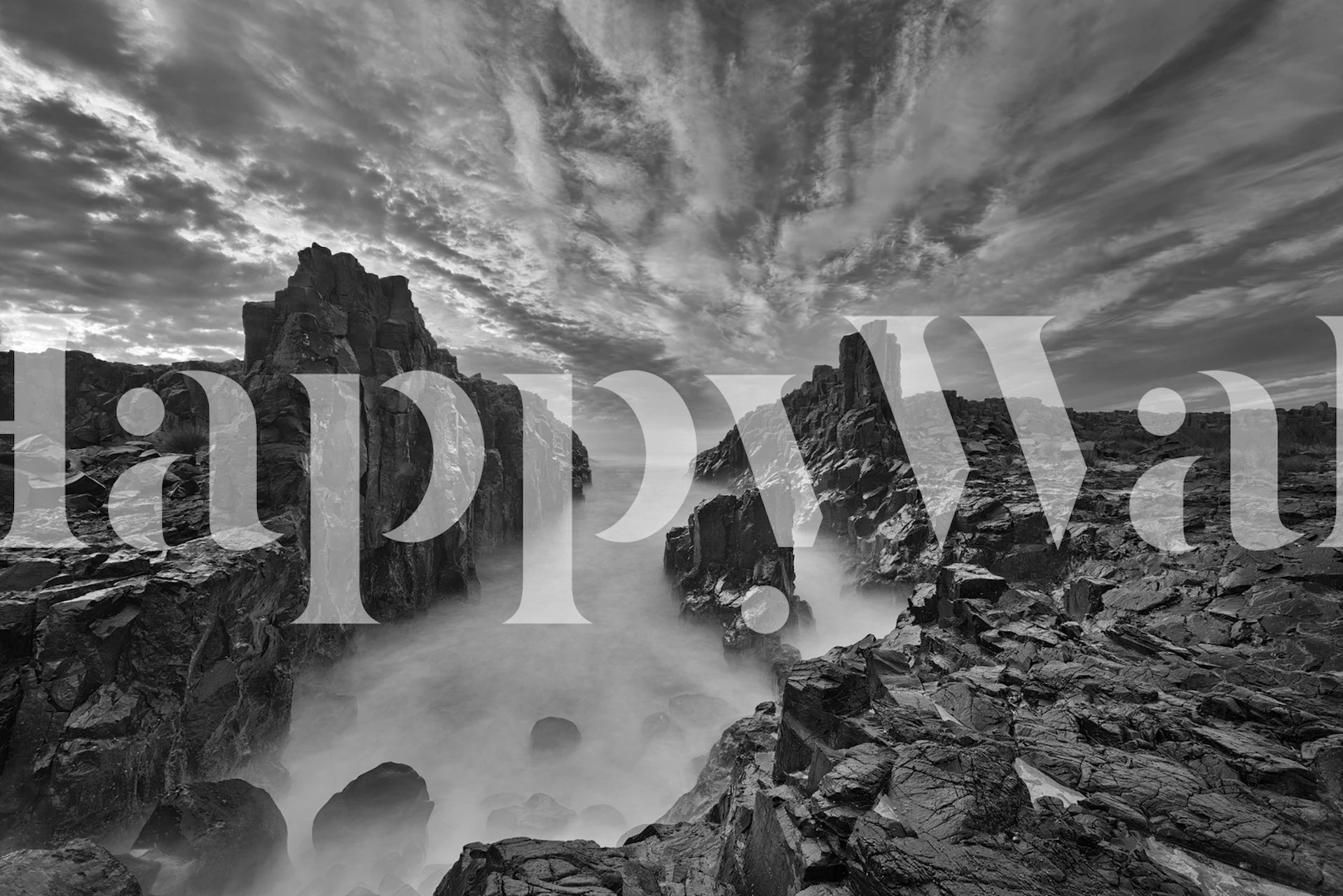 Gate to Heaven-tapet i et rum