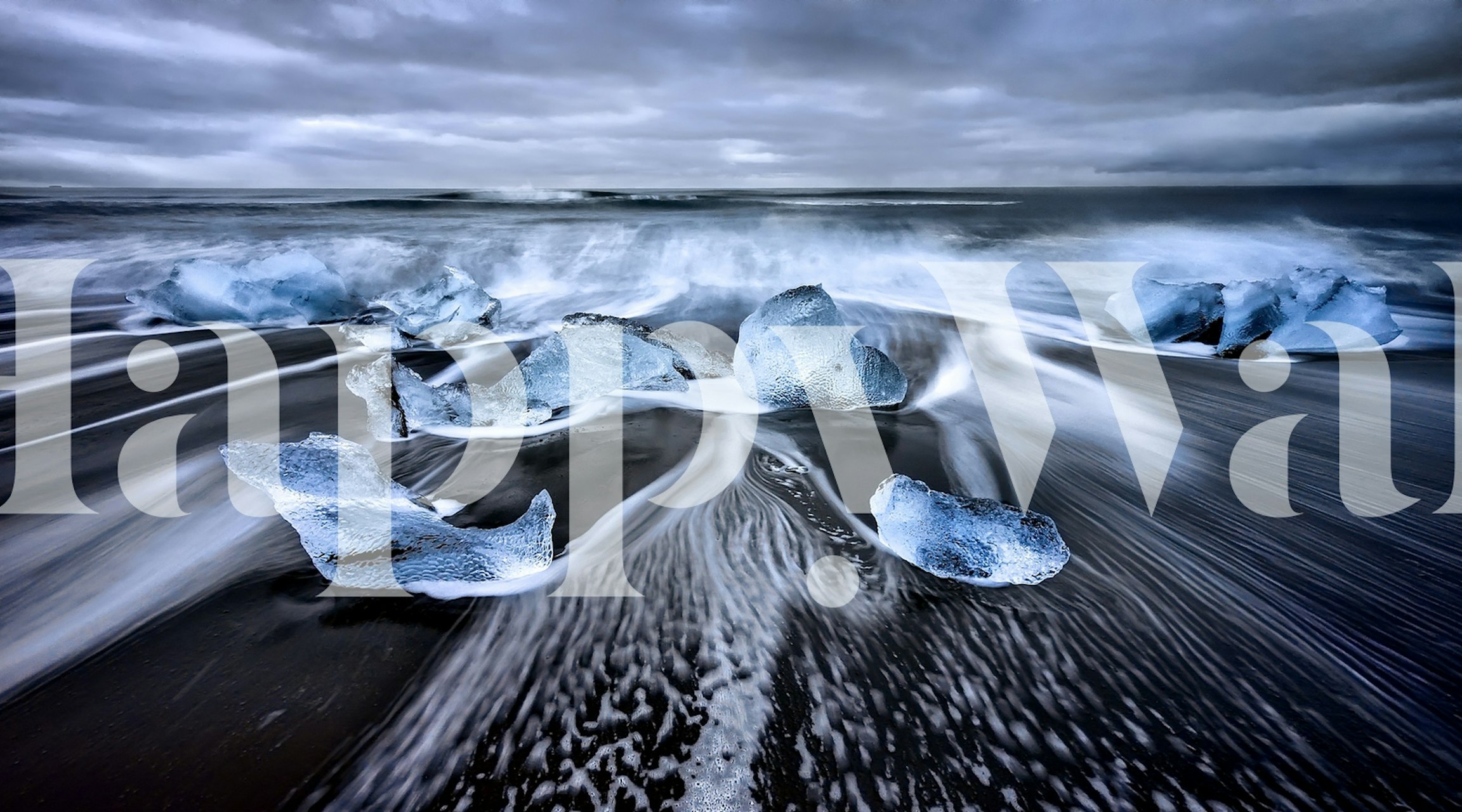 Blue diamonds against a textured dark background wallpaper