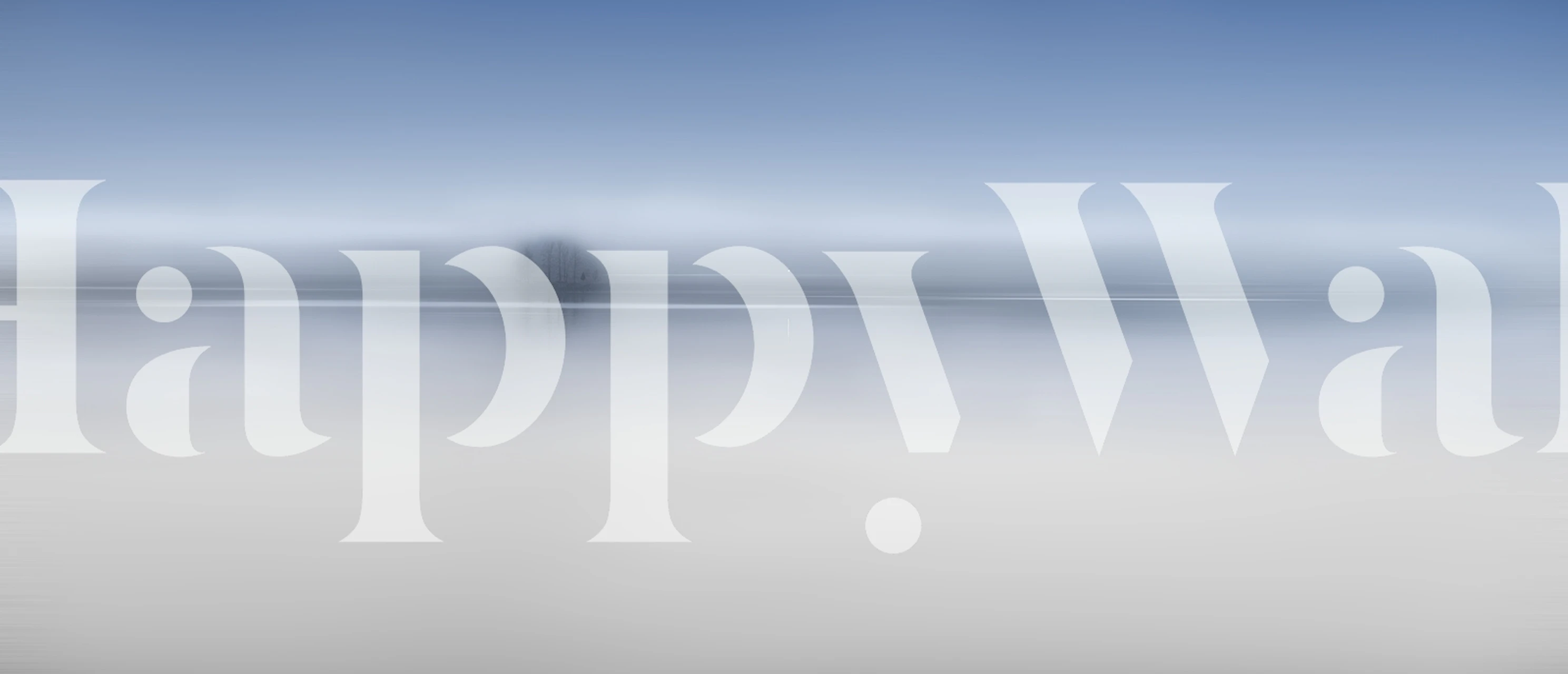 Serene twilight river wallpaper in a room