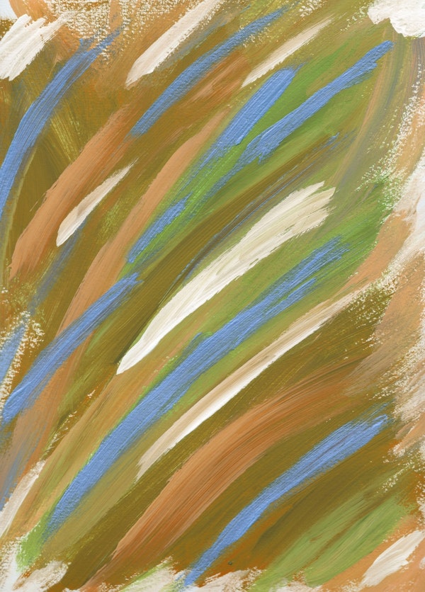 Retro Brushstroke Abstract 1