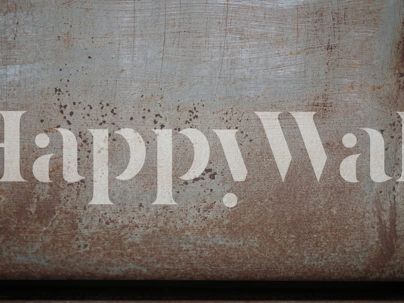 Rusted Metal Wallpaper | Industrial Aesthetic Wall Murals | Happywall
