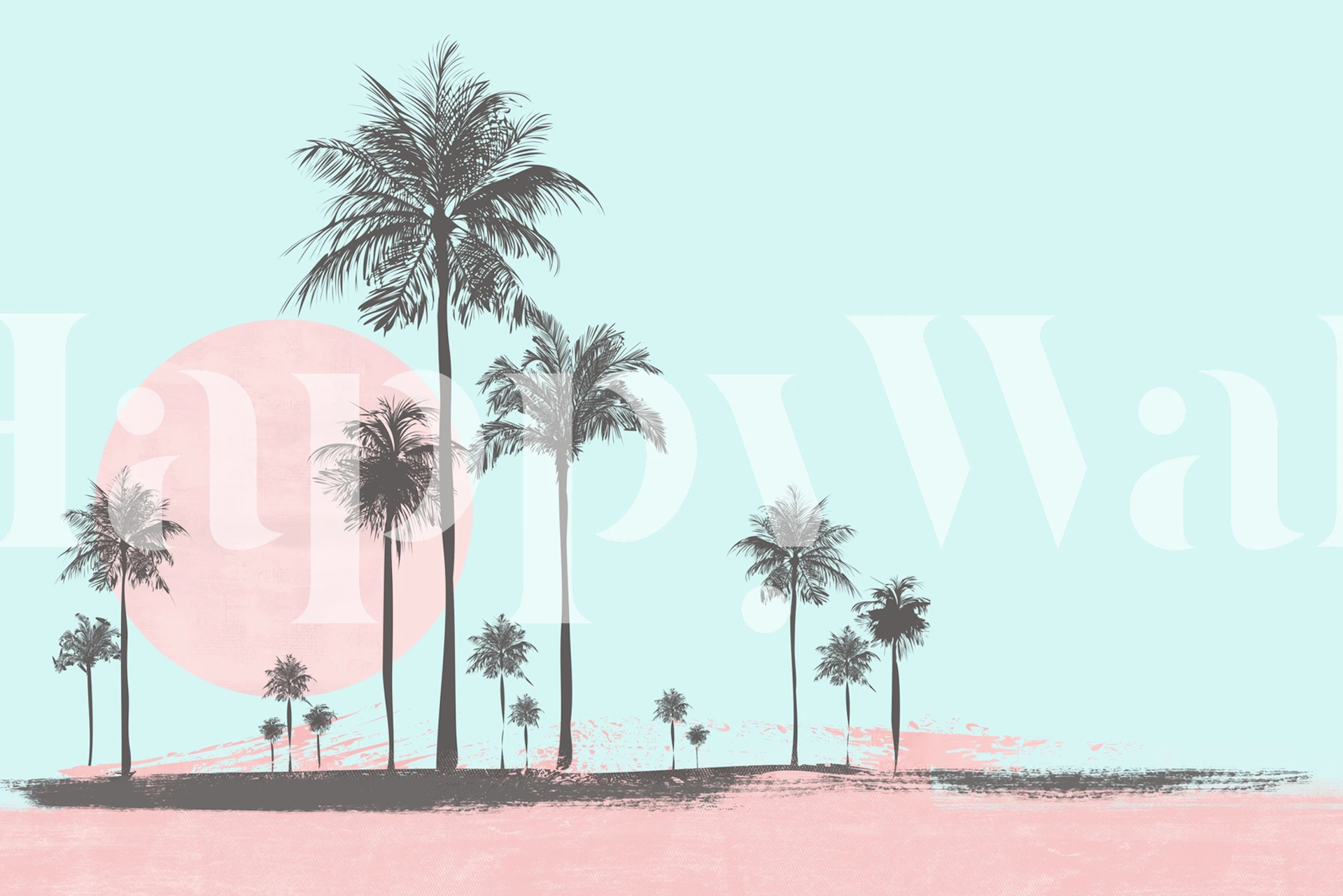 Miami Beach Seafront wallpaper in a room