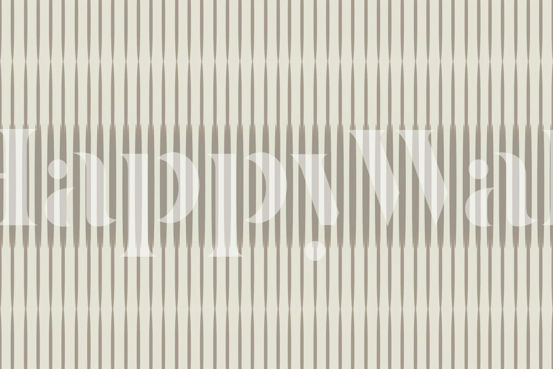 Japan Minimalist Warm Beige wallpaper in a room