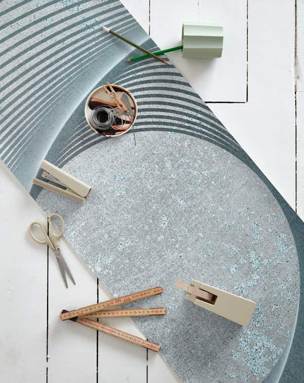 Geometrical Line Art Circle wallpaper roll