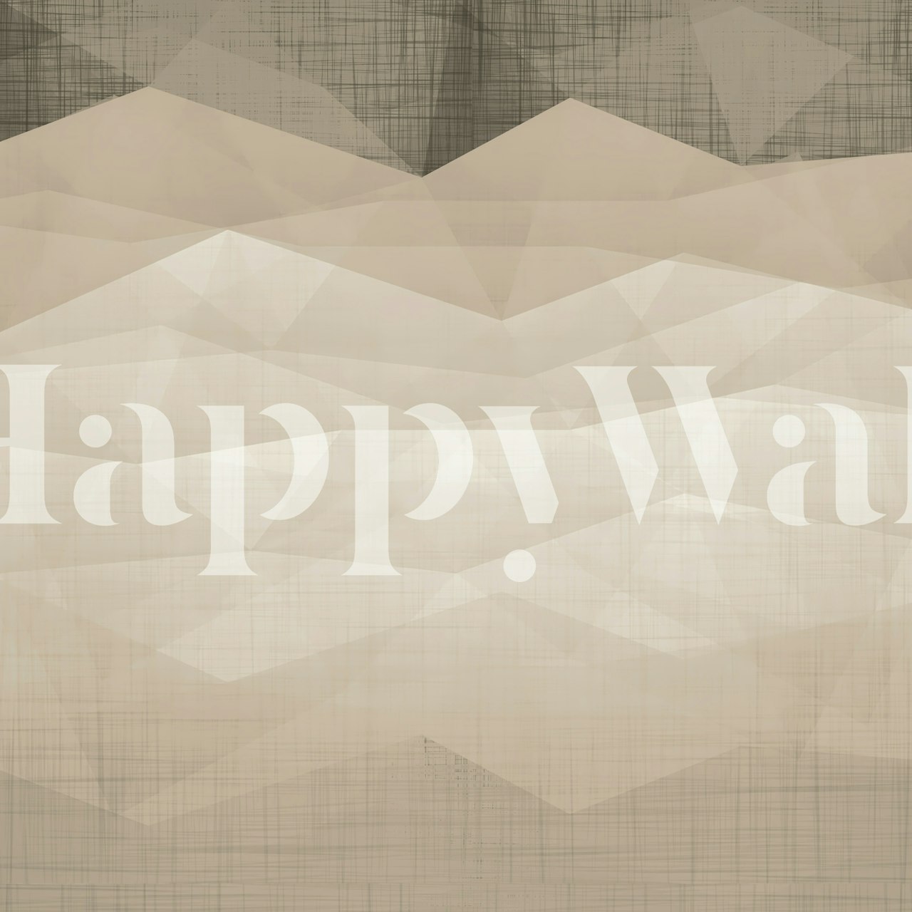 Tapeta Minimalist mountains v místnosti