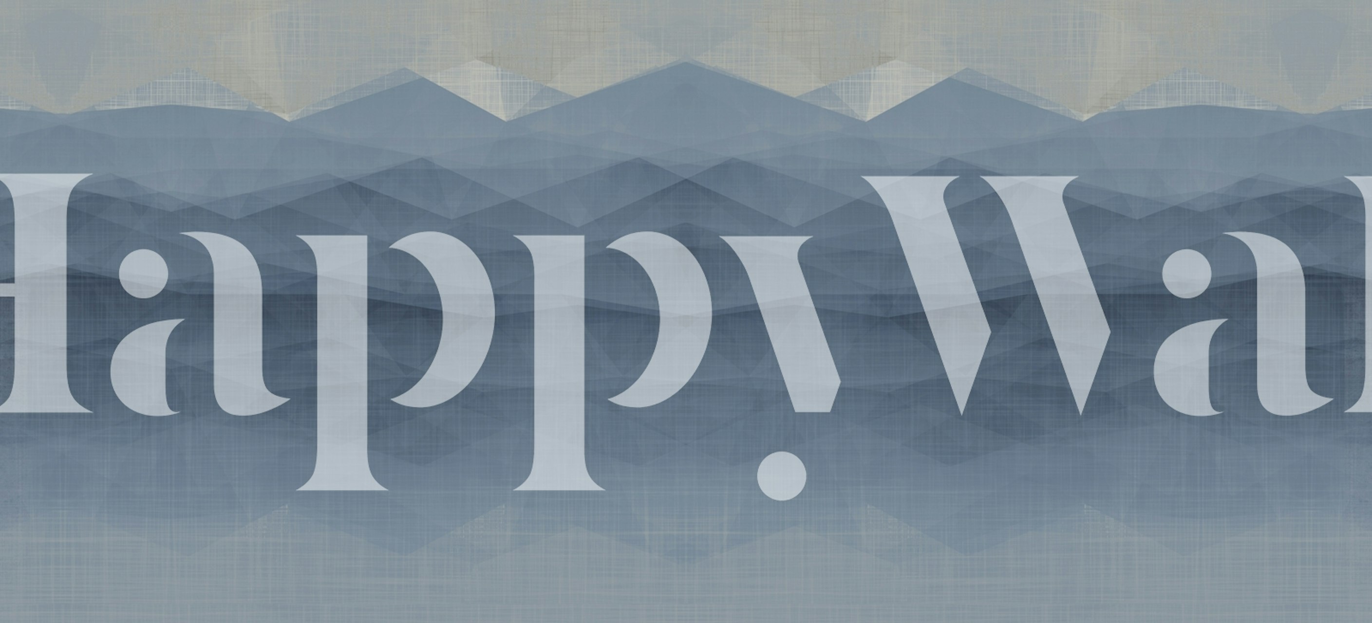 Morning Mist Mountain wallpaper in a room