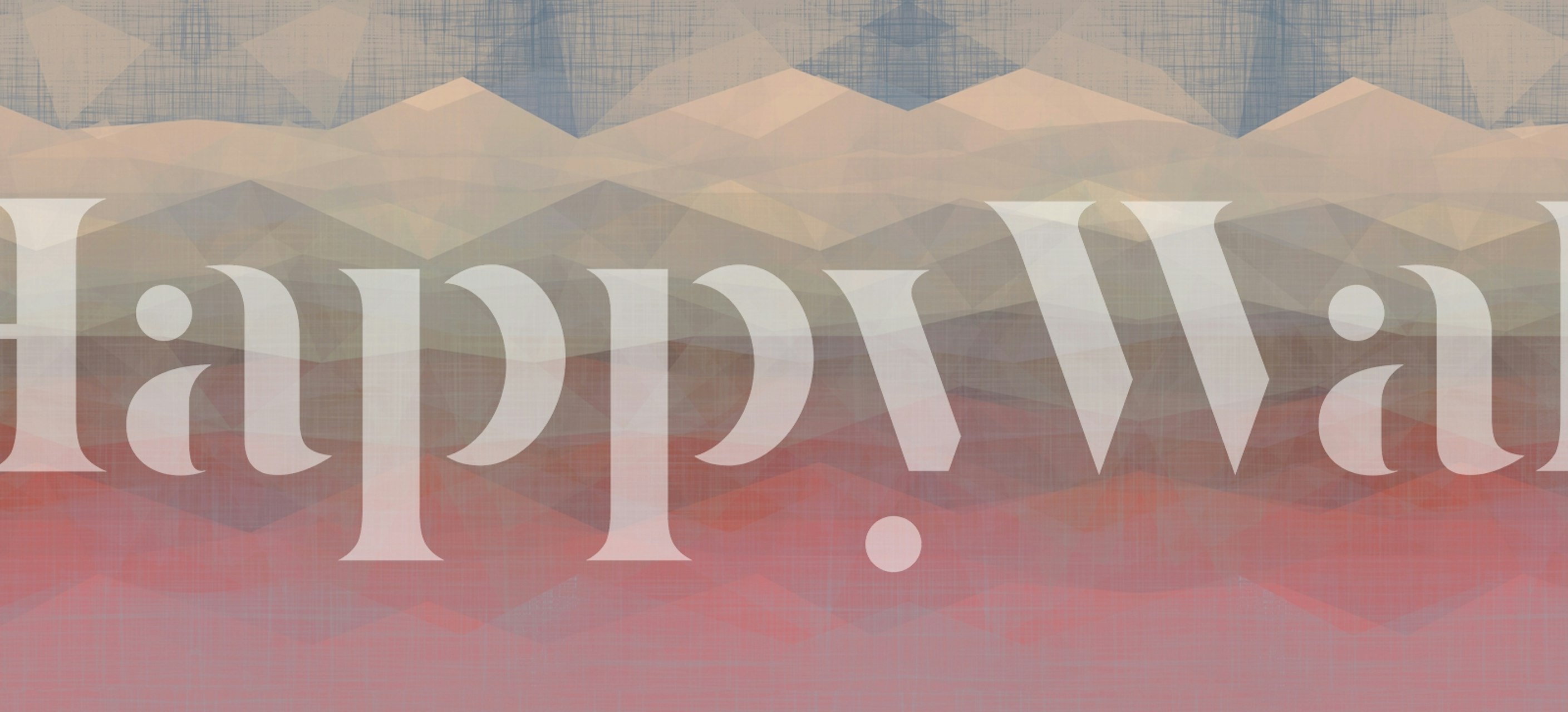 Pastel Mountains wallpaper in a room