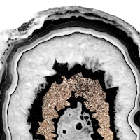 Gray BW Agate Gold Glitter 1 tapete