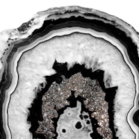 Gray BW Agate Silver Glitter 1 tapete