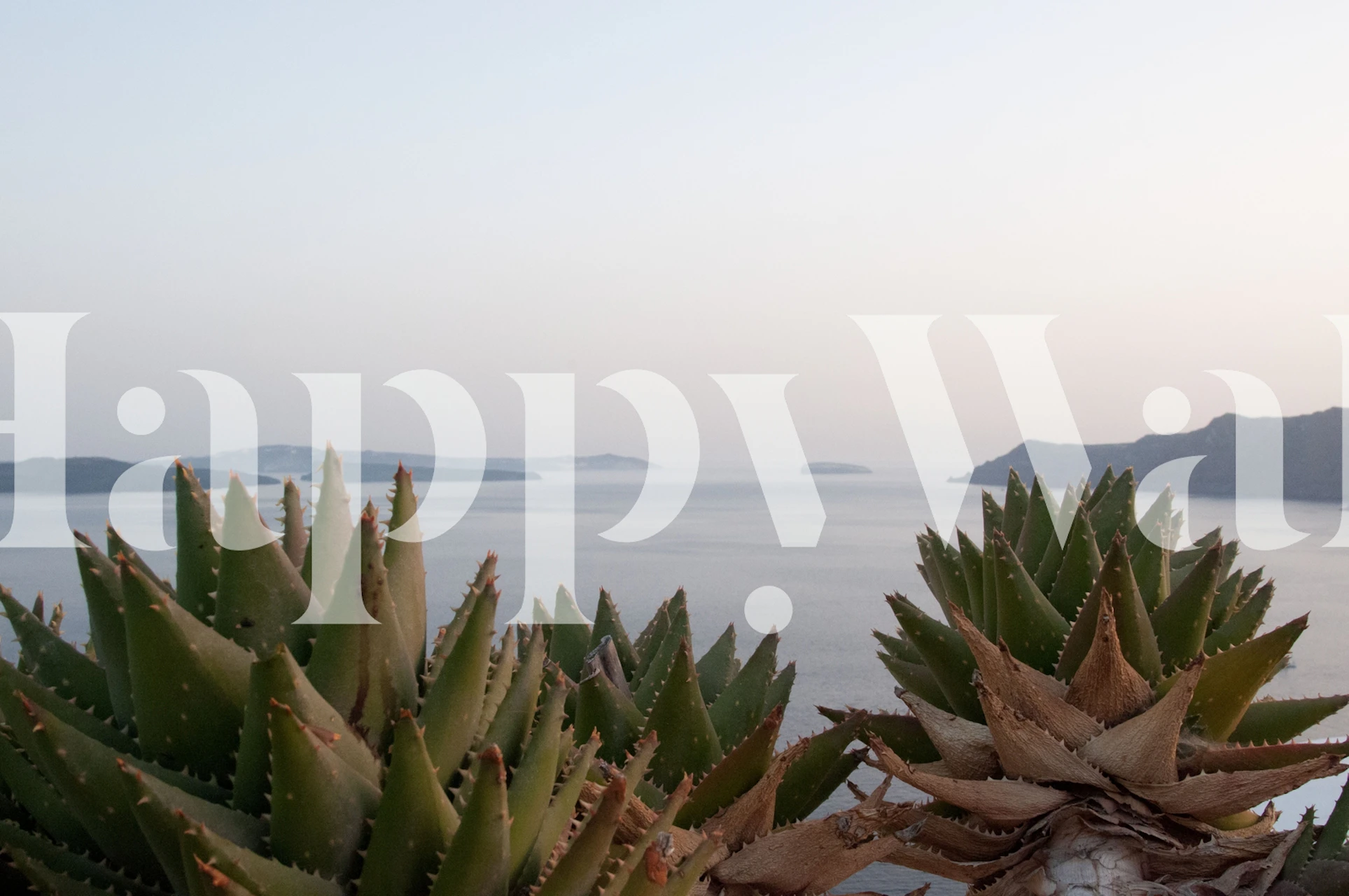 Santorini Zen Dream 2 tapet i et rom