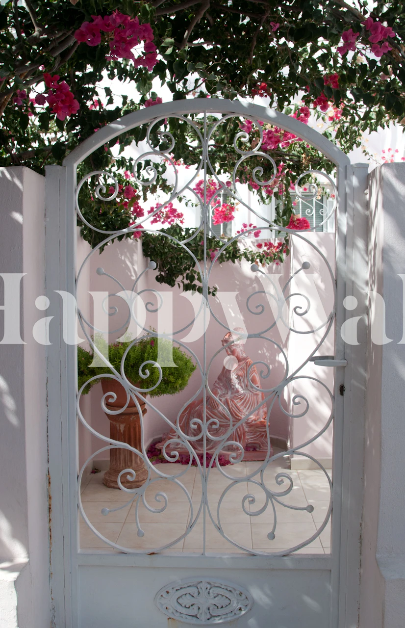 Santorini Zen Dream 3 wallpaper in een kamer