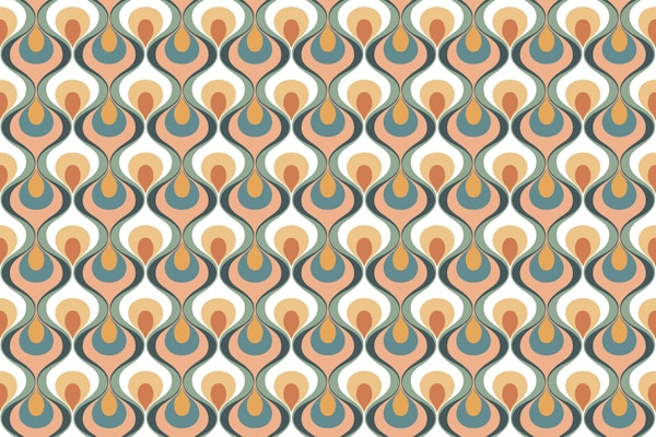 Retro Mood Pastel Multicolor