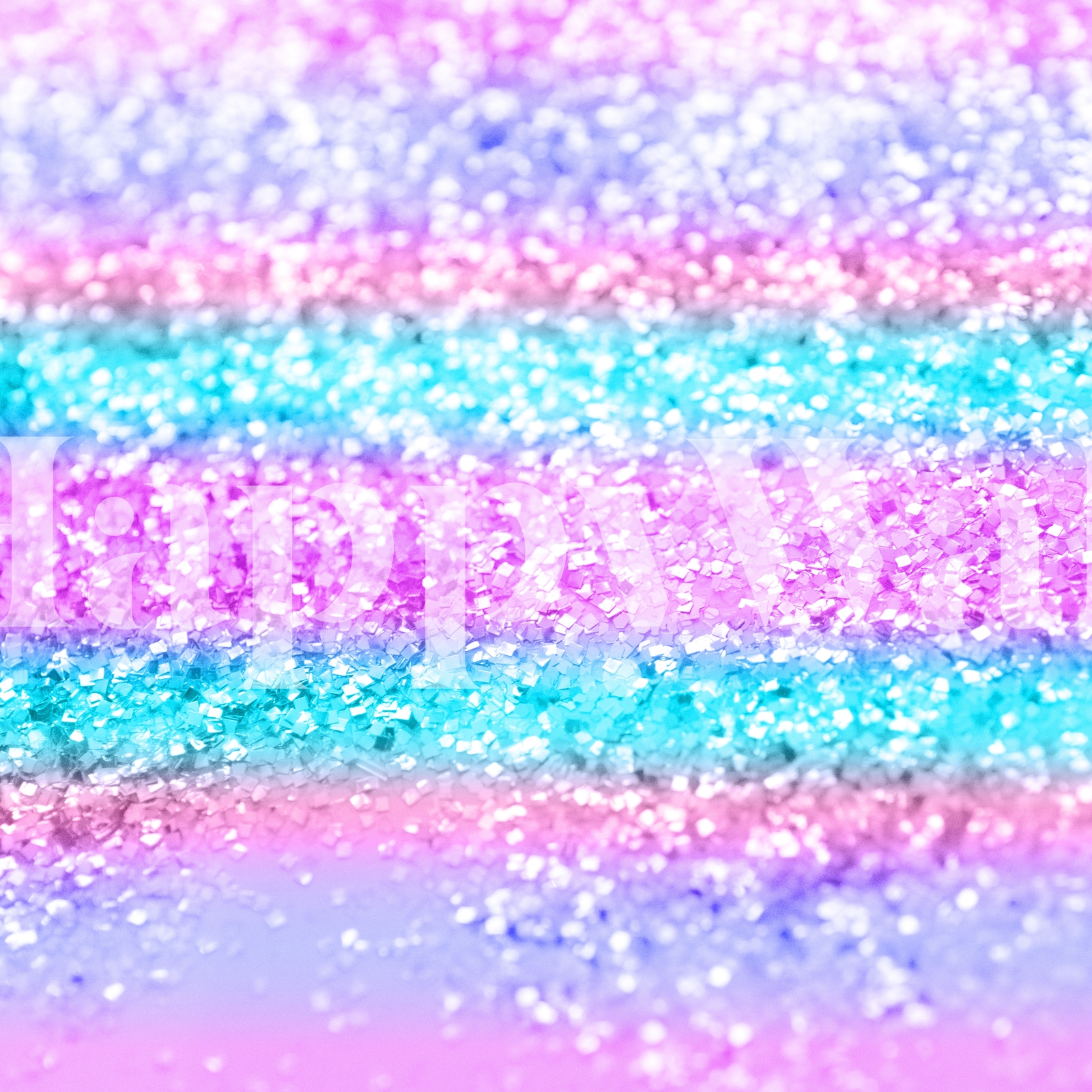 bagværk Ødelæggelse Lavet af Unicorn Glitter Wallpaper | Pastel & Glittery, Perfect for Girls | Happywall