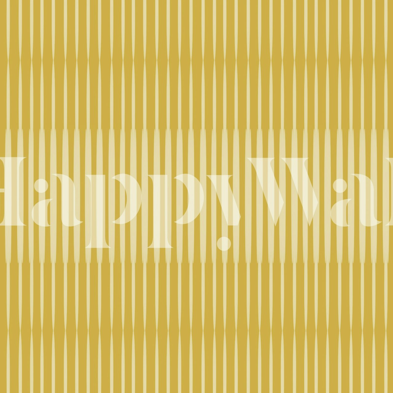 Gold Yellow Japan Minimalist tapetti huoneessa