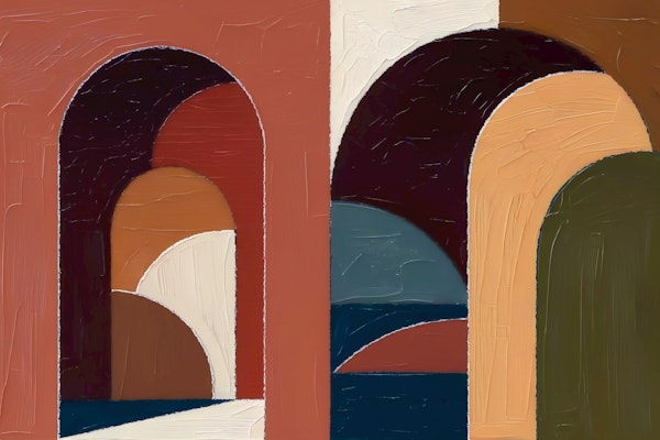 Gold Arches Minimalist