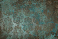 Antique Damask Teal Olive tapetit