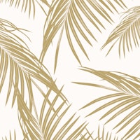 Gold Palm Leaves Dream 1 tapete