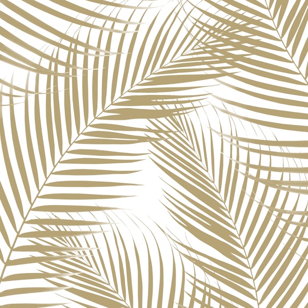 Palm Leaves Gold Cali Vibes 1