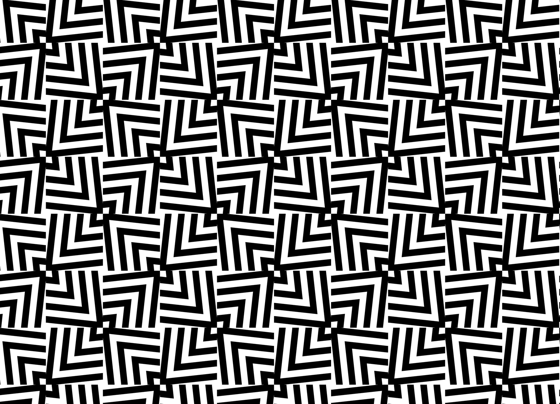 Checkered Op Art Black White wallpaper - Happywall