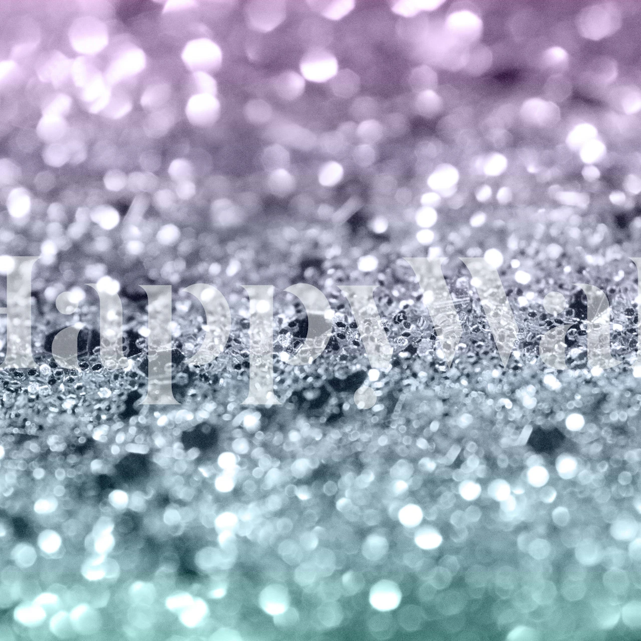 Mermaid Girls Glitter 7 behang in een kamer