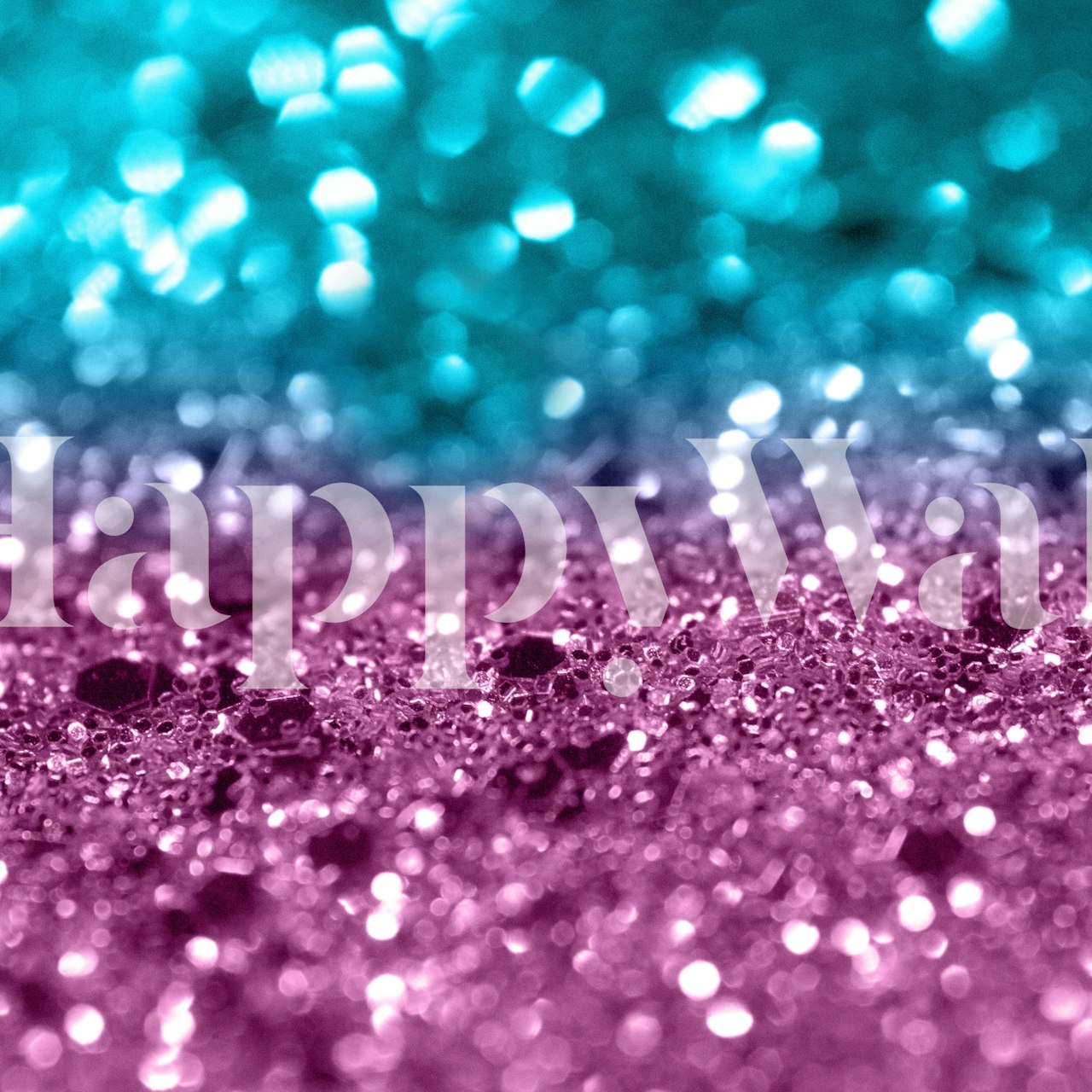 Tropical Beach Lady Glitter 5 ταπετσαρία σε ένα δωμάτιο