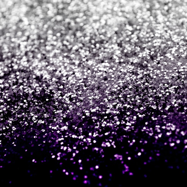 Purple Black Silver Glitter 1