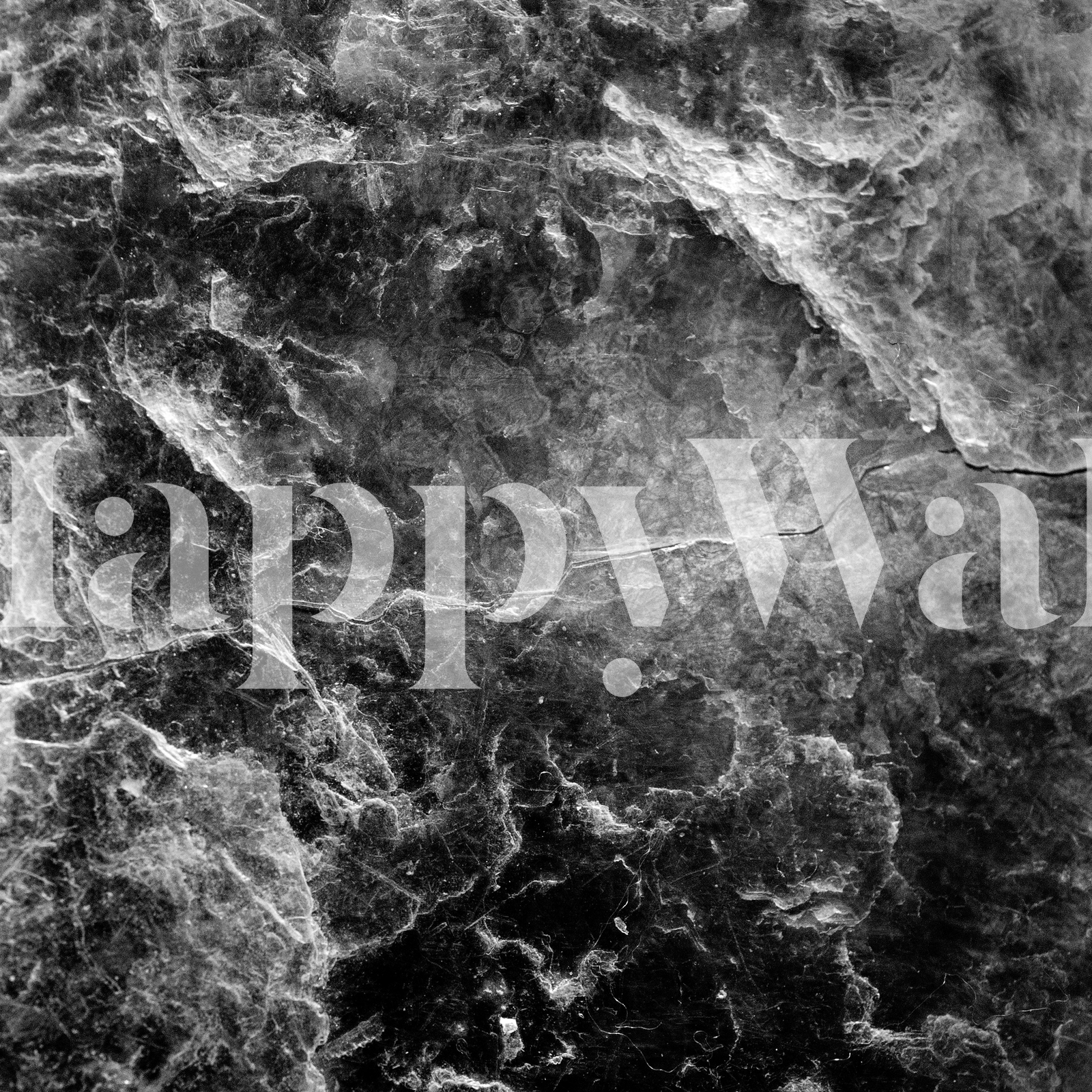 Enigmatic Black Marble Wallpaper Happywall