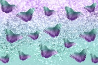 Mermaid Butterfly Glitter 1 wallpaper