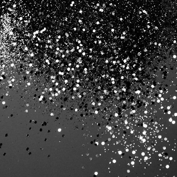 Dark Gray Black Glitter 1