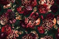 Baroque Midnight Autumn Garden 1 tapet