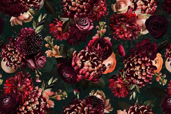 Baroque Midnight Autumn Garden 1