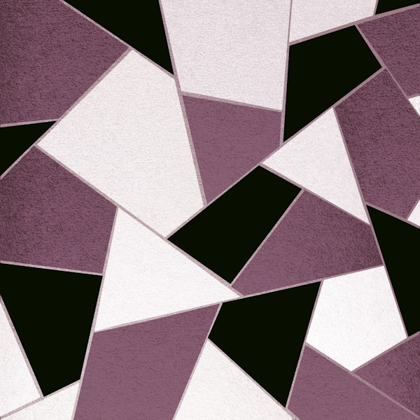 Mauve Black Geometric Glam 1