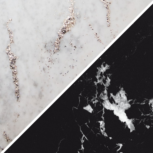 White Marble Black Marble 1