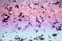 Unicorn Girls Glitter Stars 1 behang