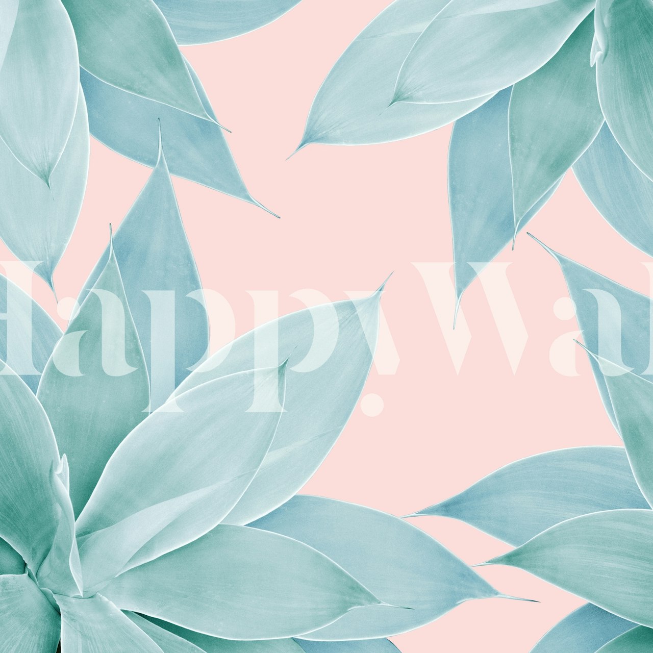 Agave Flower Dream 1 wallpaper in a room