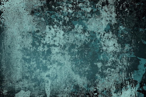 Concrete texture in teal blue