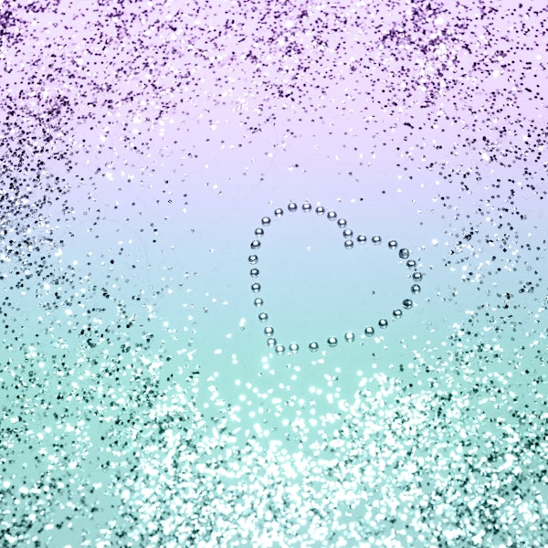 Sparkling MERMAID Heart 1