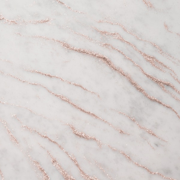Marble Rose Gold Glitter 1